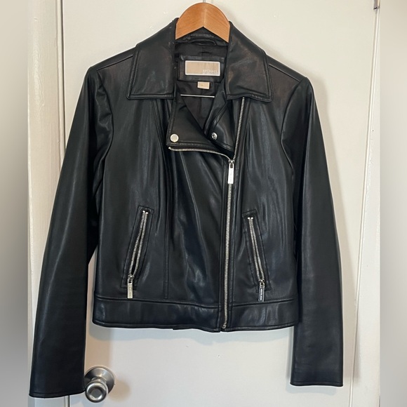 MICHAEL Michael Kors Faux Leather Jacket | size medium - Picture 3 of 8